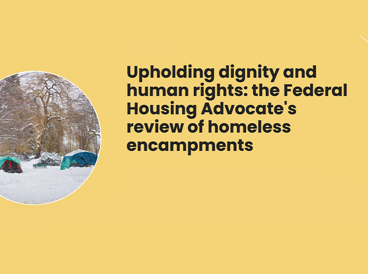 Federal Housing Advocate’s Final Report on Encampments